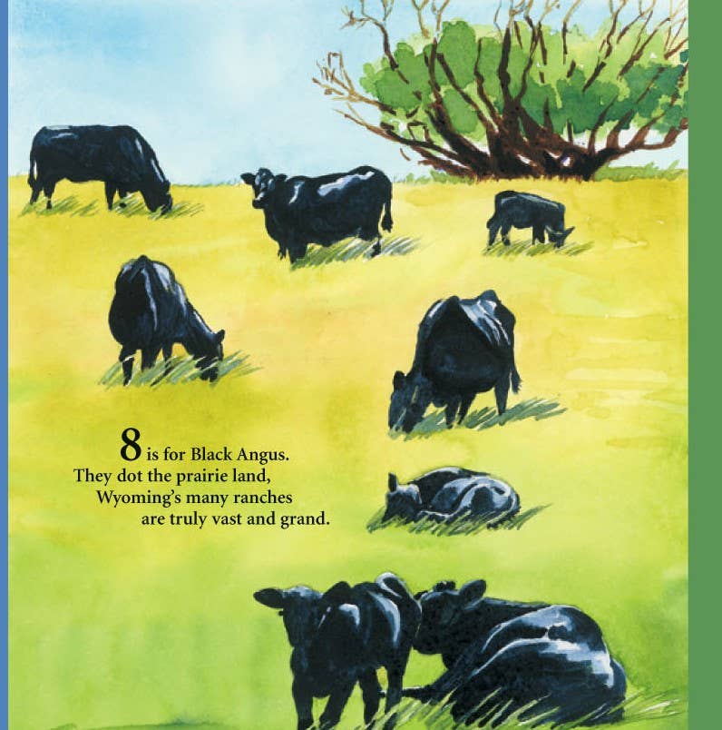 A Wyoming Number Picture Book | Four Wheels West