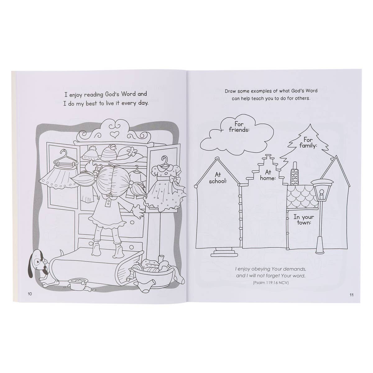 God's Word is Great | Coloring and Activity Book - Psalm 119