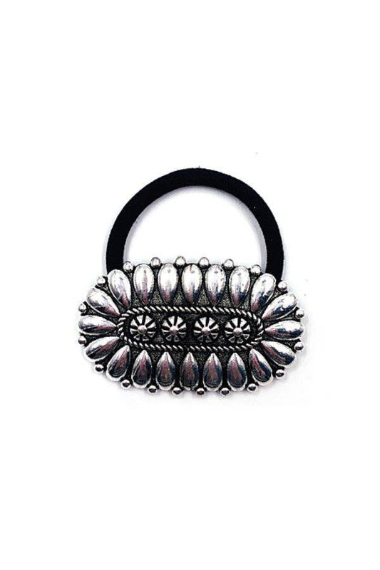 WESTERN CONCHO DESIGN HAIR TIE