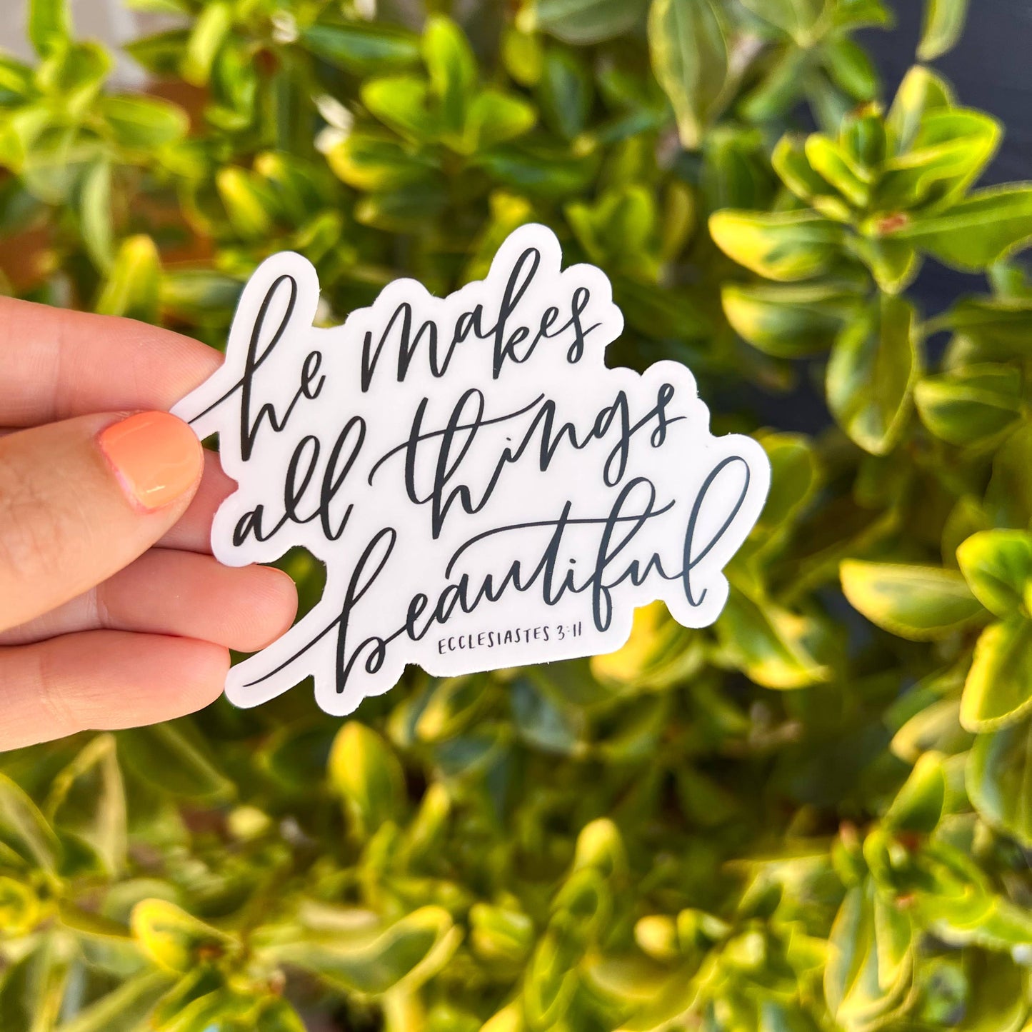 God Sticker | Ecclesiastes 3:11