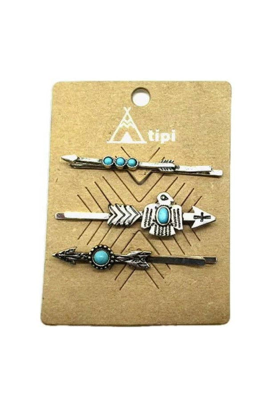 WESTERN STYLE BOBBY PIN SET