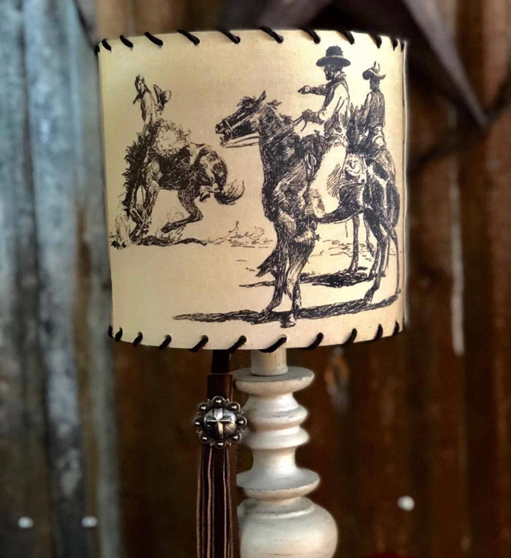 Lampshade Will James Cowboy: 11 Inch