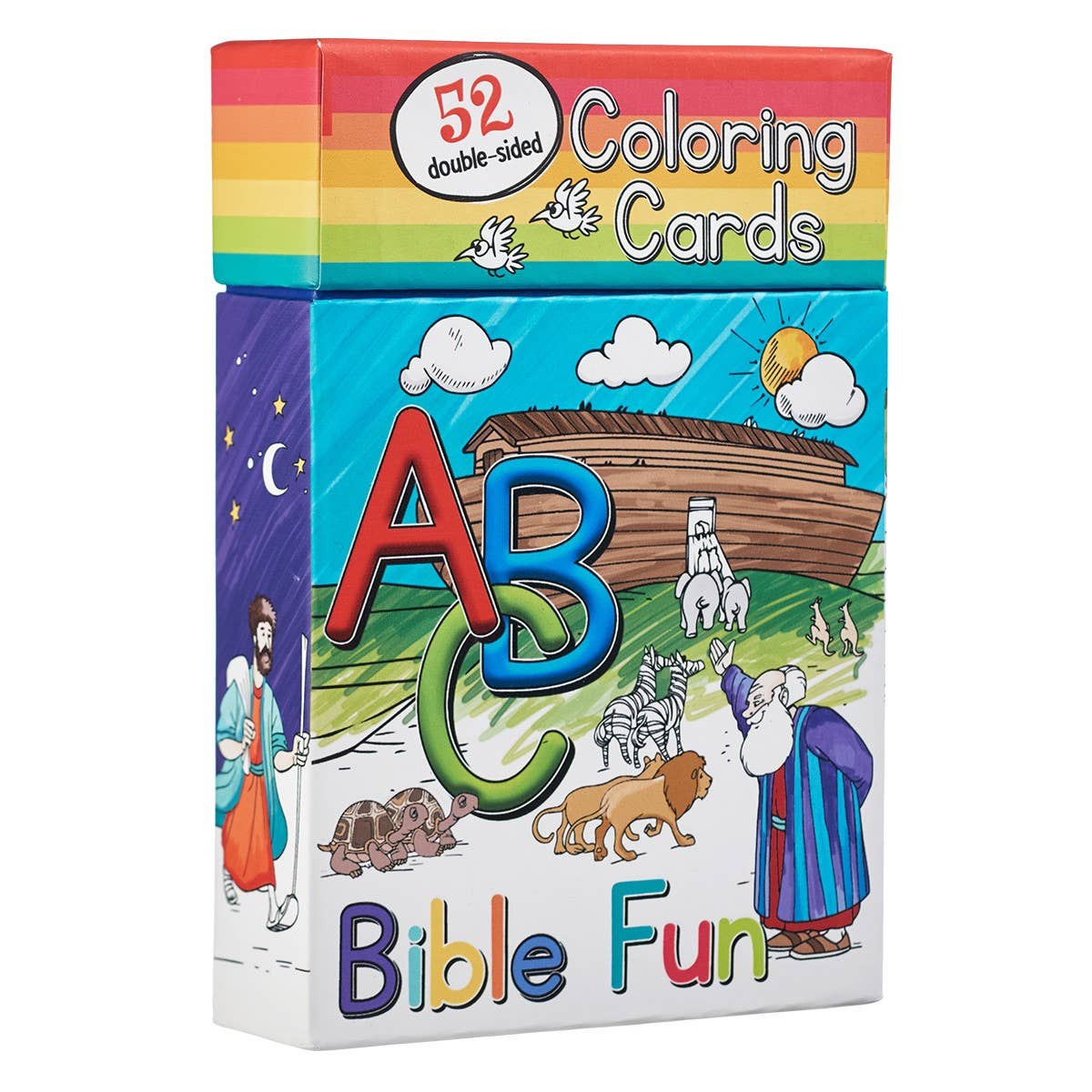 52 ABC Bible Fun | Coloring Cards for Kids