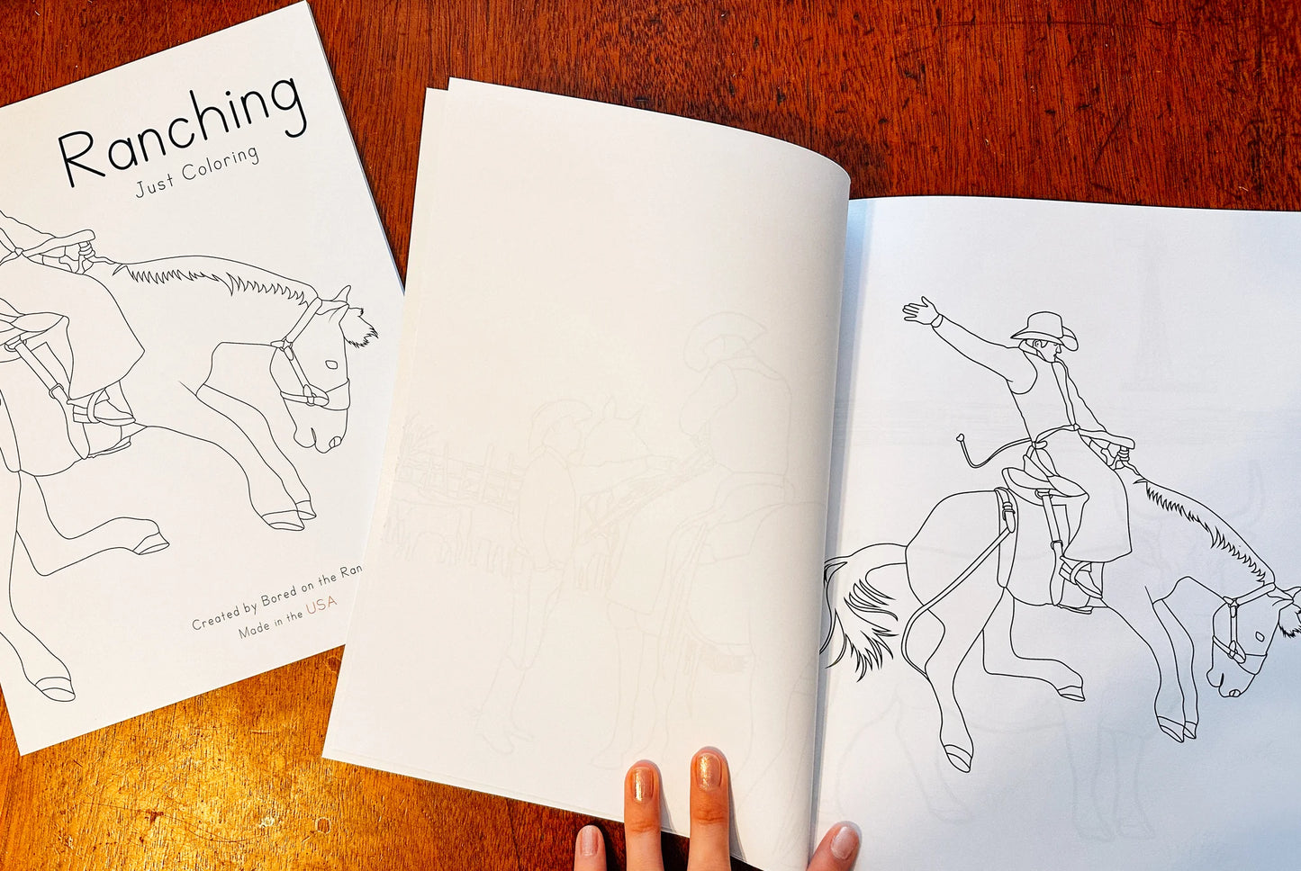 Ranching Coloring Book