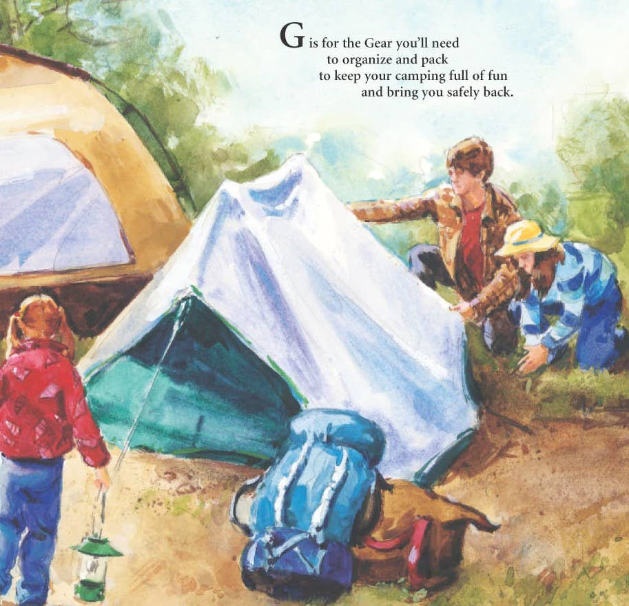 S is for S'mores | A Camping Picture Book