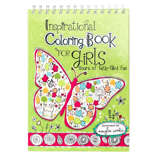 Inspirational Coloring Book For Girls