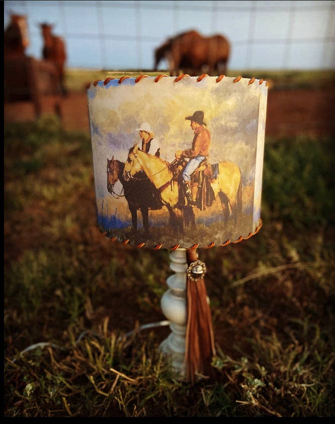 Lampshade The Cowboys Large 14-inch