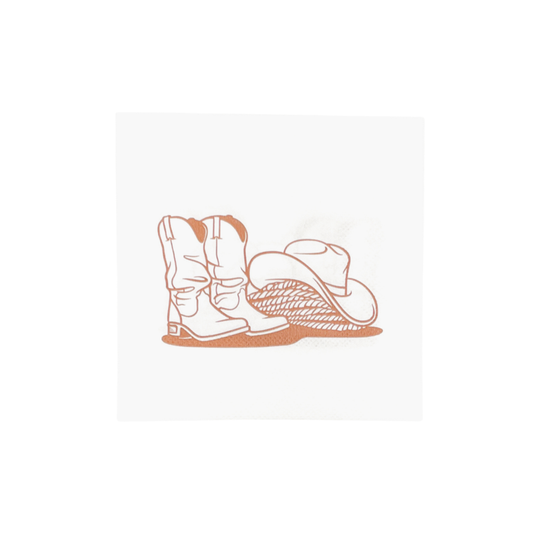 White Rodeo Essentials Cocktail Napkins (Set of 20)