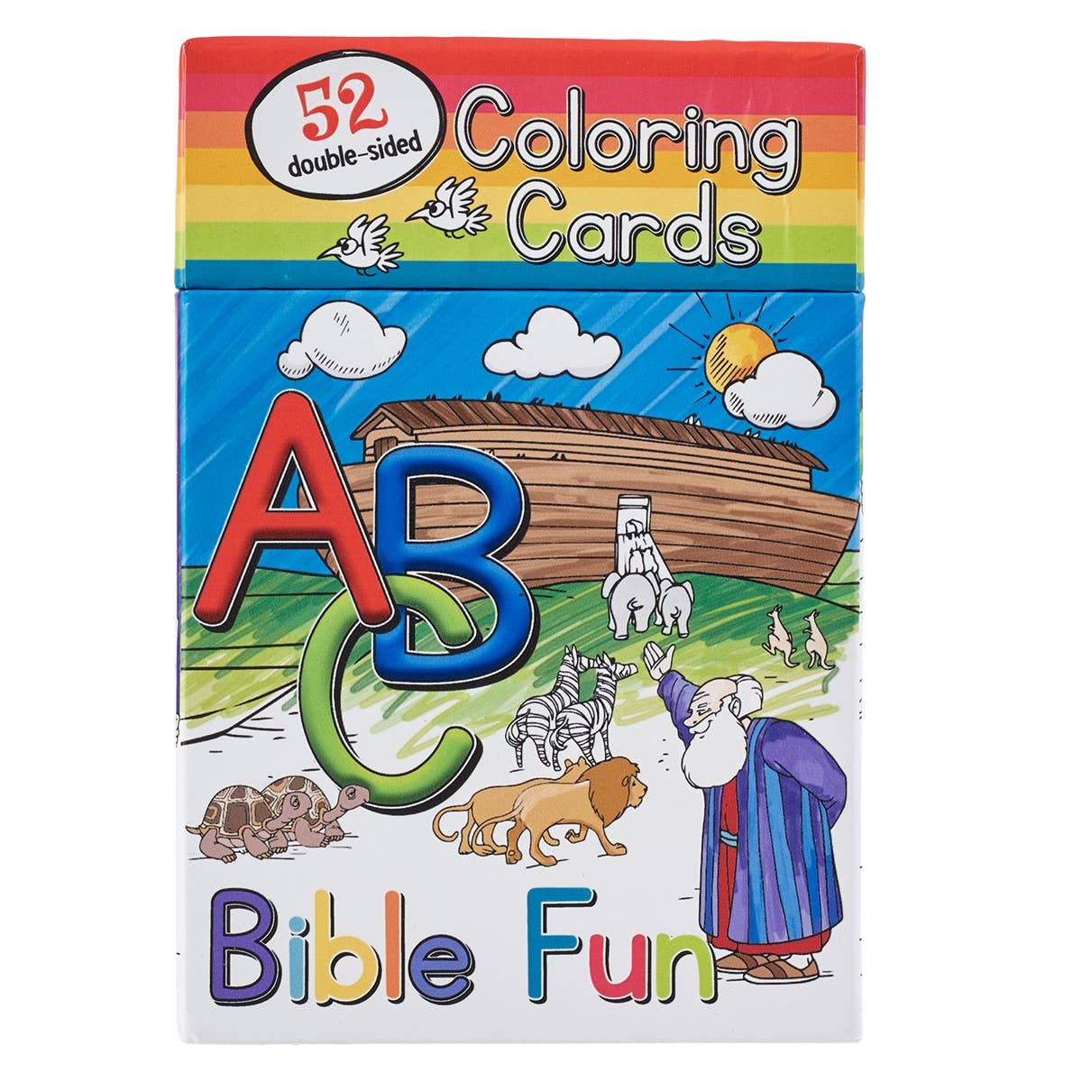 52 ABC Bible Fun | Coloring Cards for Kids