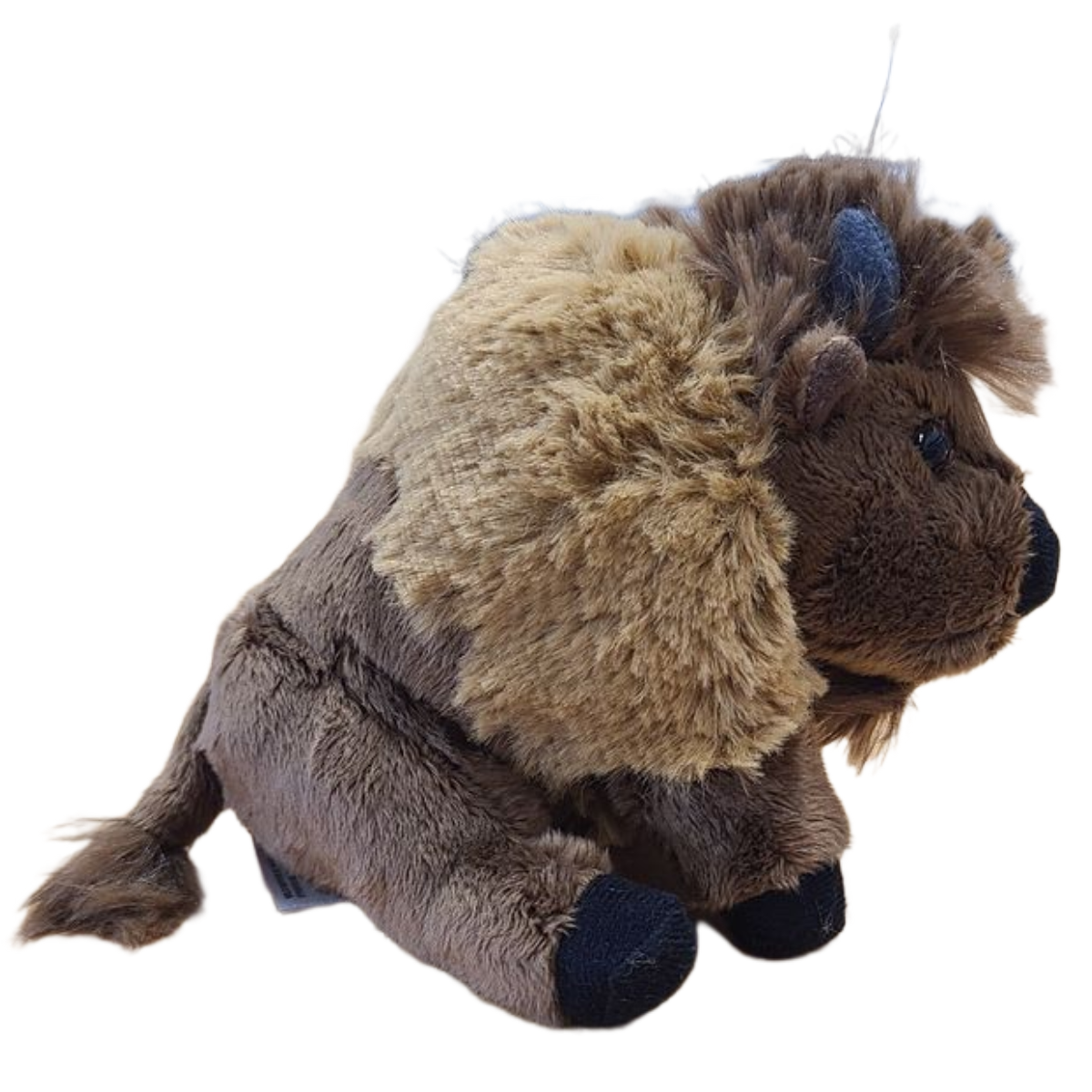 Route 66 Canned Bison - Eco-Friendly Recycled Plush Gift: Pop Top Lid